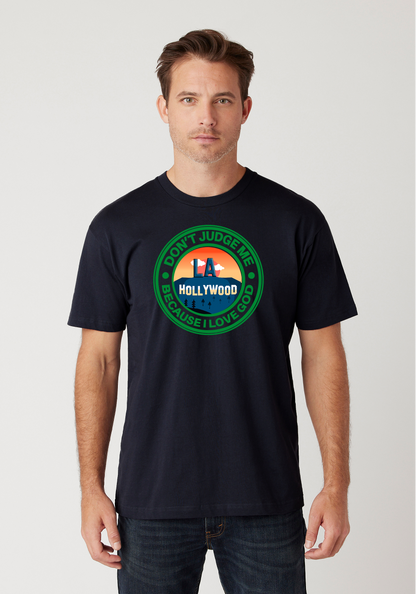 Navy - Unisex Faith Tee – Hollywood