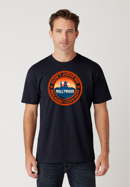Navy - Unisex Faith Tee – Hollywood