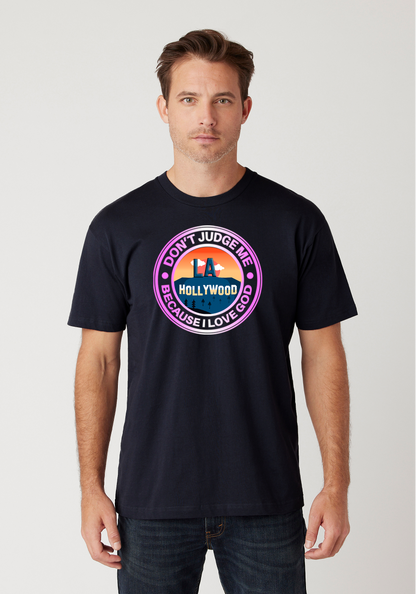 Navy - Unisex Faith Tee – Hollywood