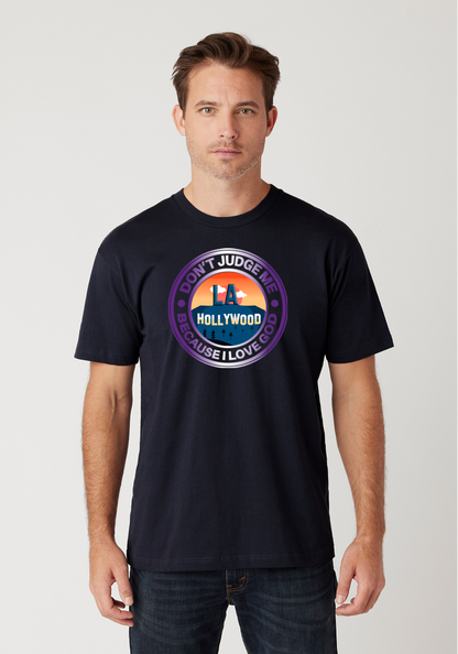 Navy - Unisex Faith Tee – Hollywood