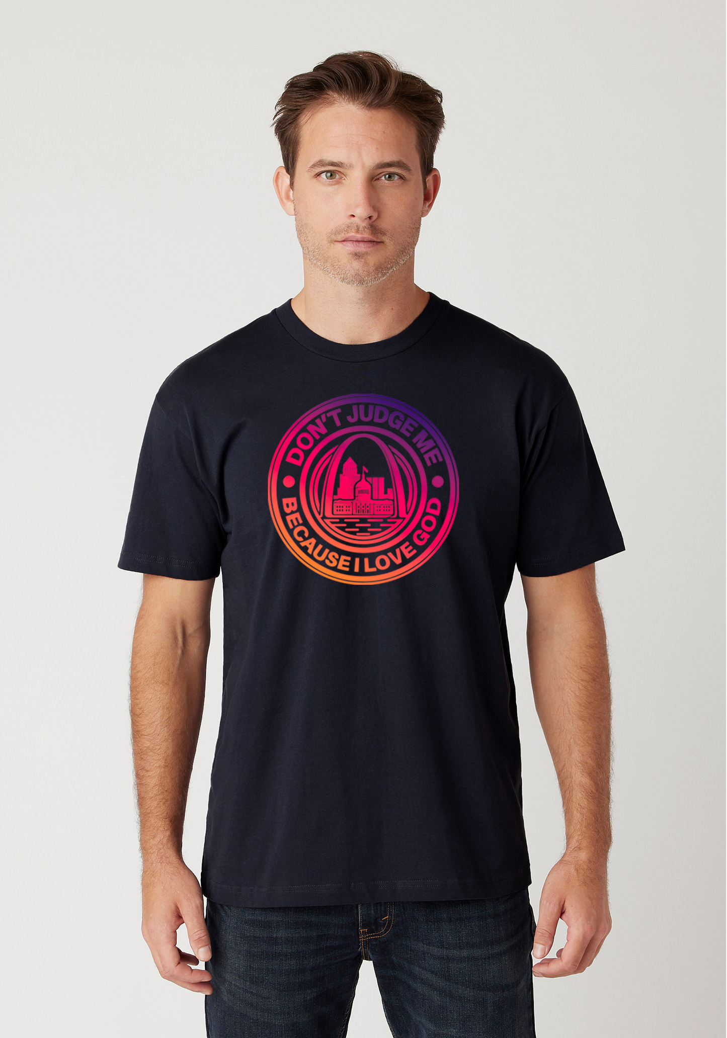 Navy - Unisex Faith Tee – The Lou
