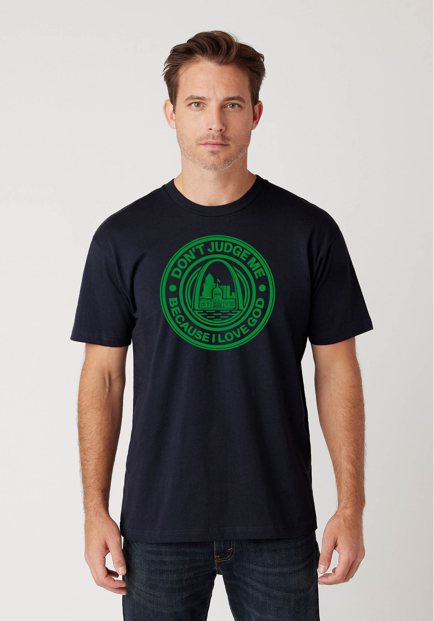 Navy - Unisex Faith Tee – The Lou