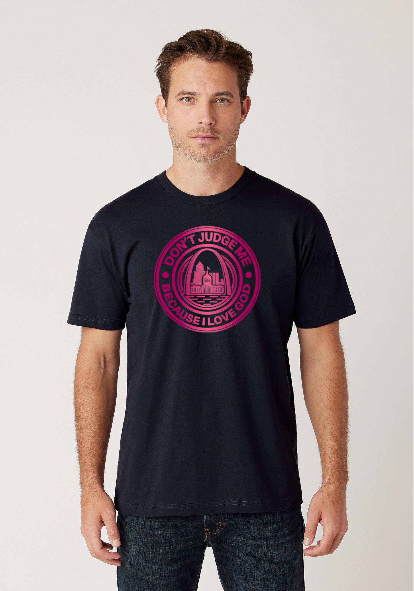 Navy - Unisex Faith Tee – The Lou