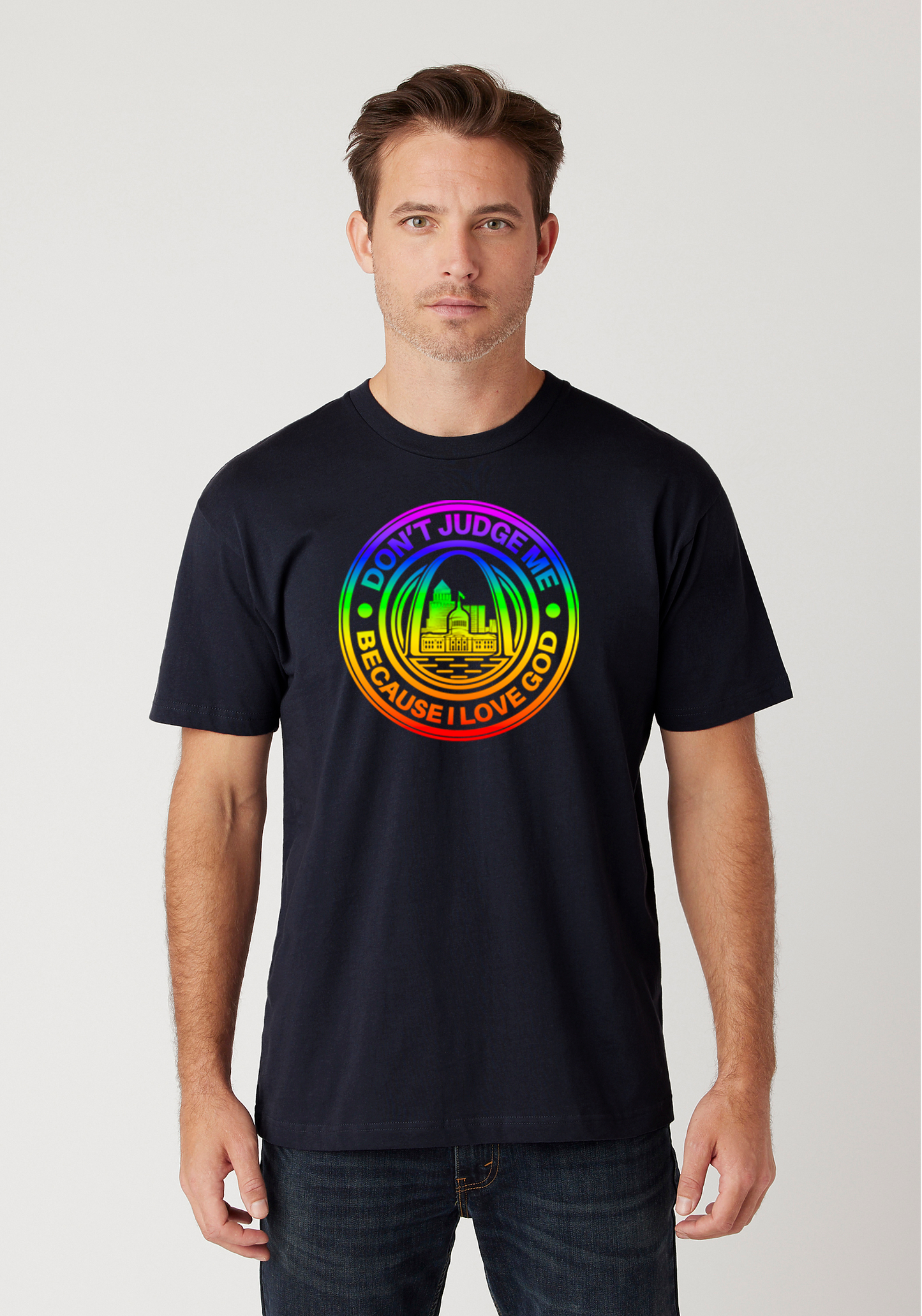 Navy - Unisex Faith Tee – The Lou