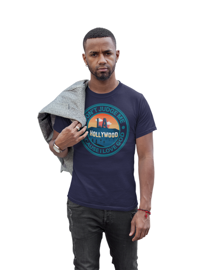 Navy - Unisex Faith Tee – Hollywood