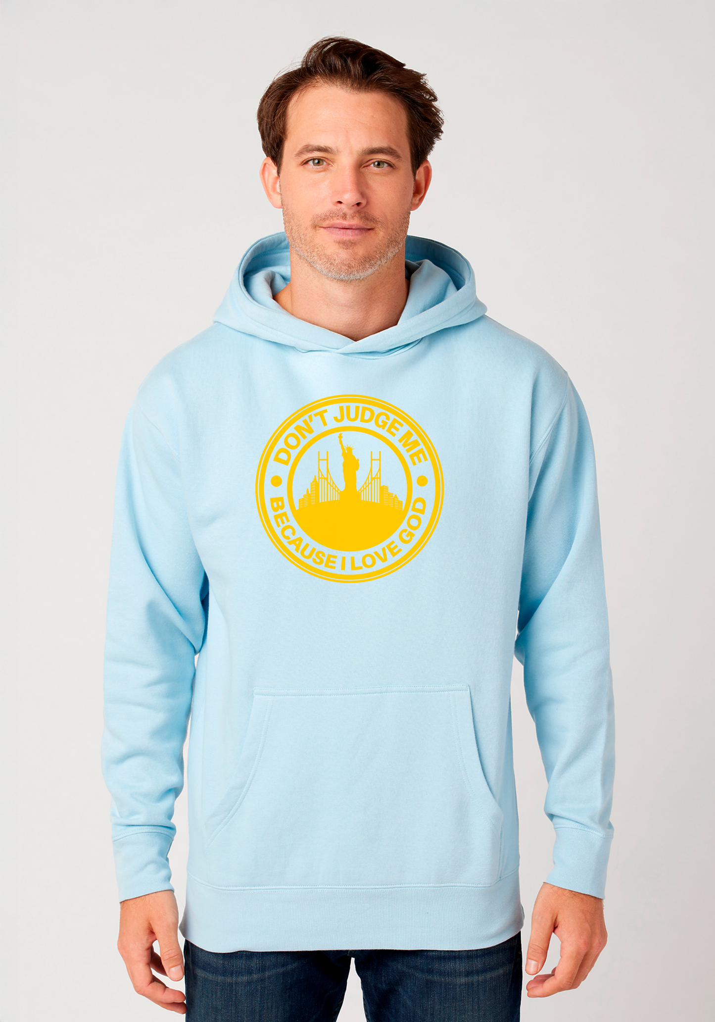 Sky Blue - Unisex Faith Hoodie – The City (NYC)