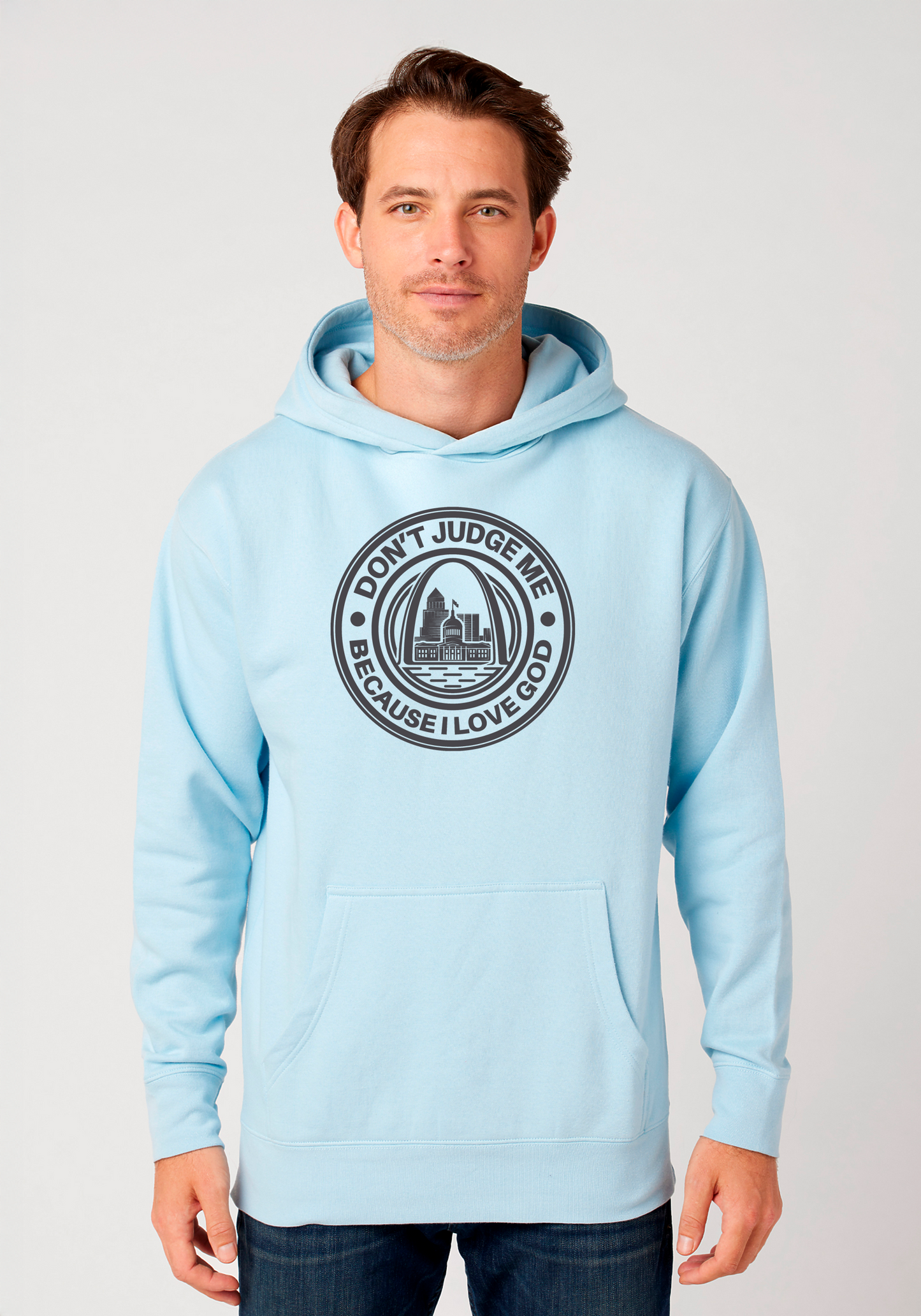 Sky Blue - Unisex Faith Hoodie – The Lou