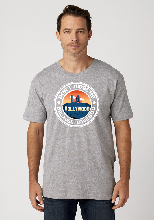 Heather Gray Unisex Faith T-Shirt - Hollywood