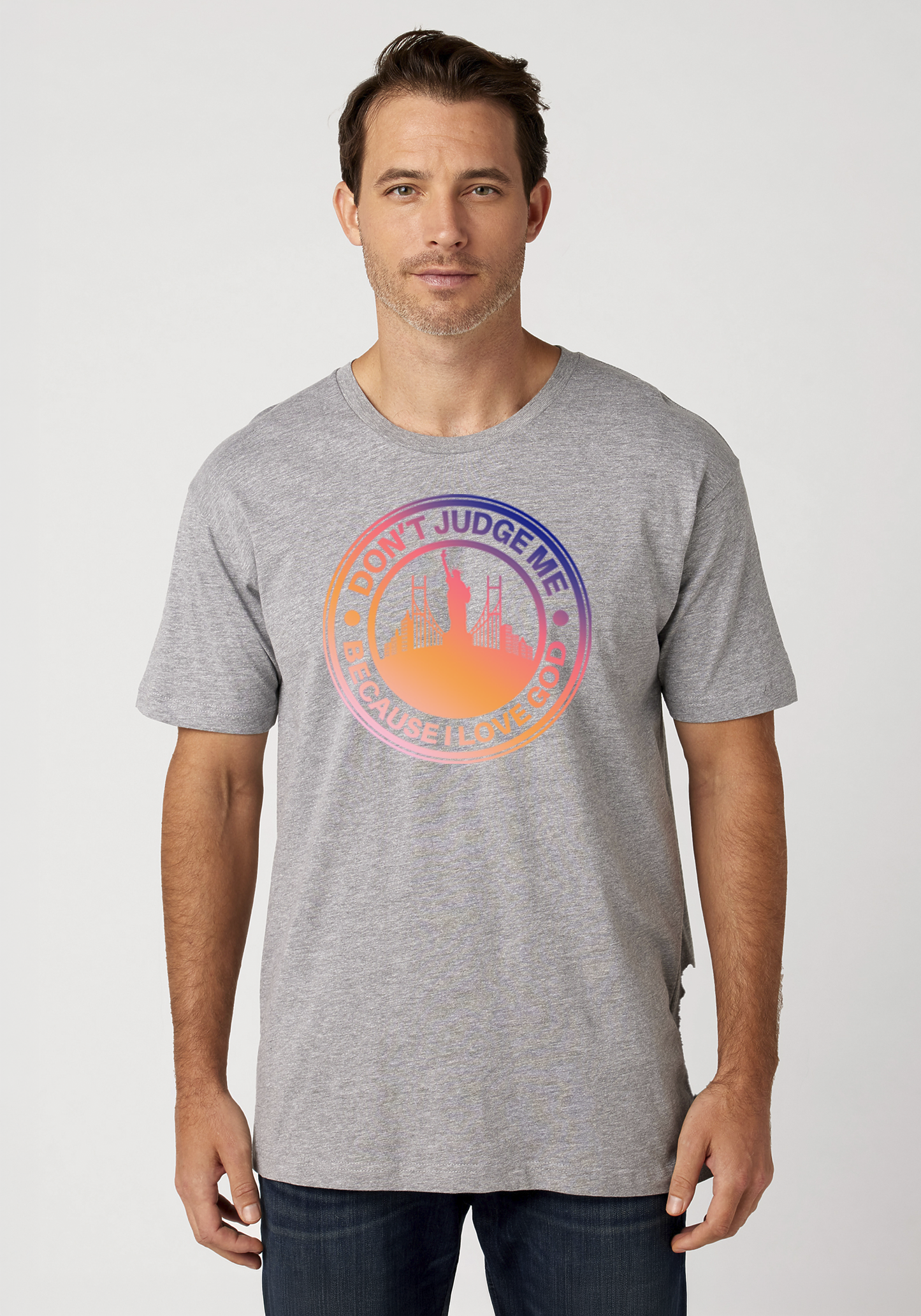 Heather Gray Unisex Faith T-Shirt - The City
