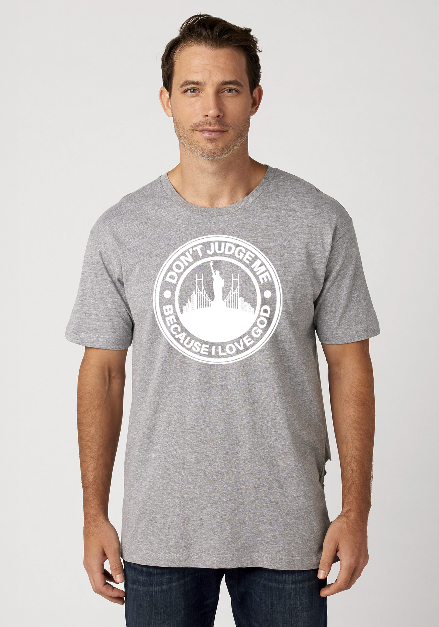 Heather Gray Unisex Faith T-Shirt - The City