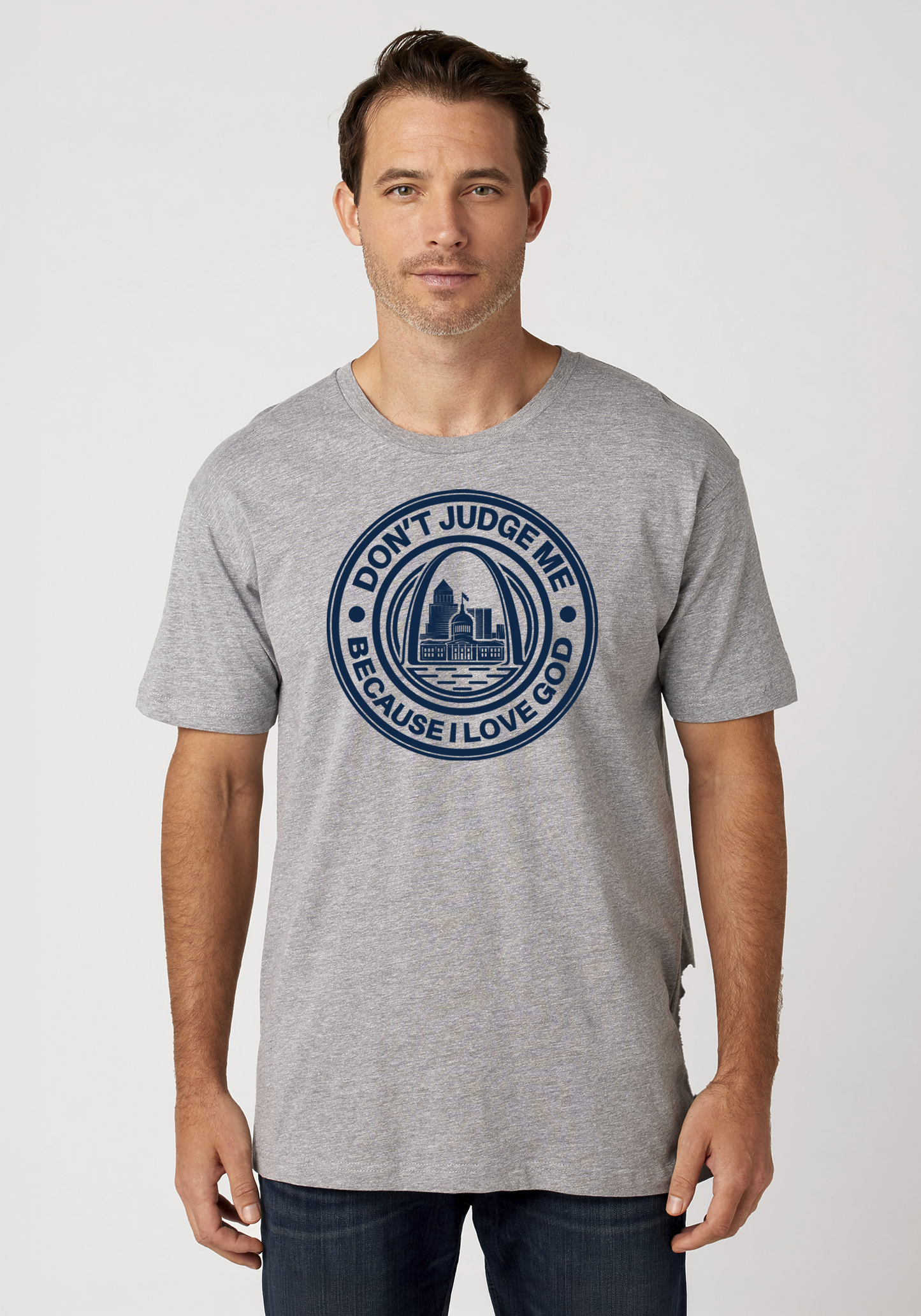 Heather Gray Unisex Faith T-Shirt - The Lou