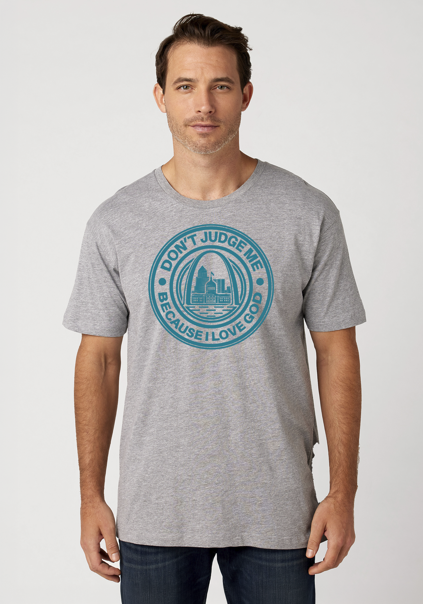 Heather Gray Unisex Faith T-Shirt - The Lou