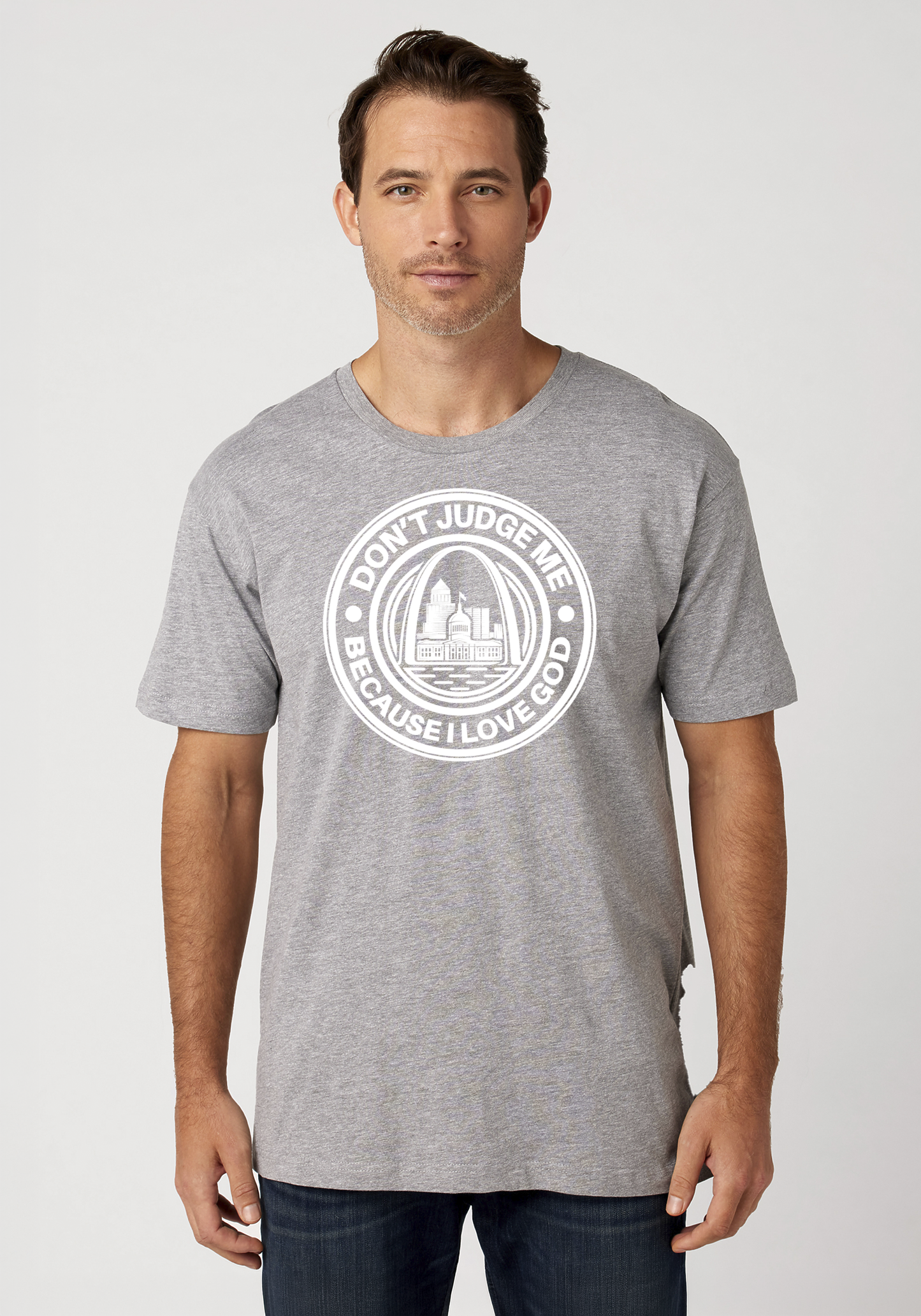 Heather Gray Unisex Faith T-Shirt - The Lou