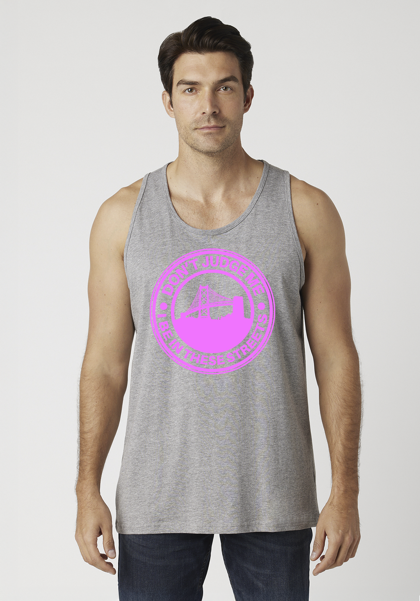 Heather Gray Men's Tank Top - The Town