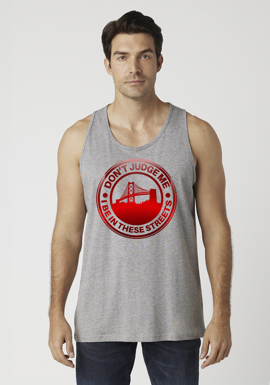Heather Gray Men's Tank Top - The Town