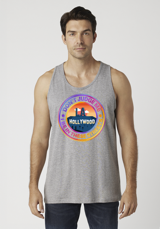 Heather Gray Men's Tank Top - Hollywood