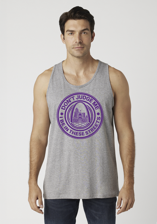 Heather Gray Men's Tank Top - The Lou