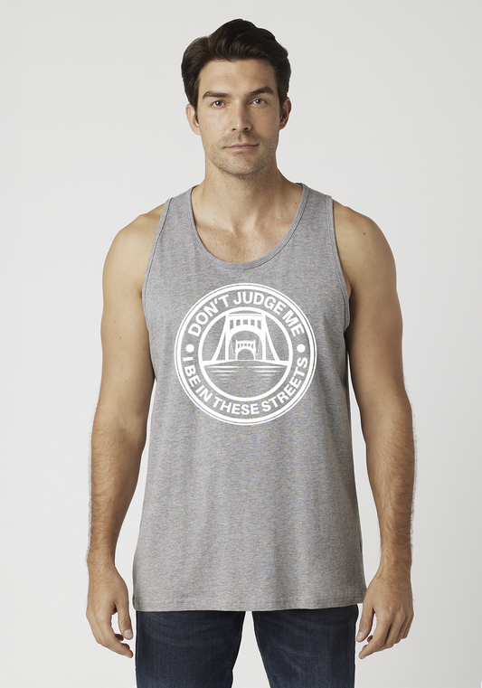 Heather Gray Men's Tank Top - The Capital
