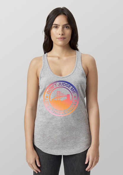 Heather Gray Women's Racerback Tank - The Town