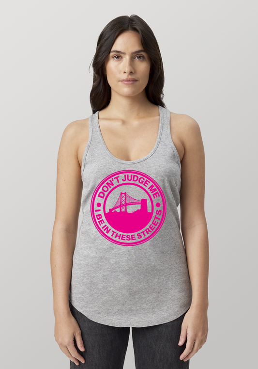 Heather Gray Women's Racerback Tank - The Town