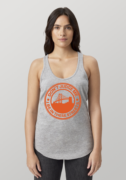 Heather Gray Women's Racerback Tank - The Town