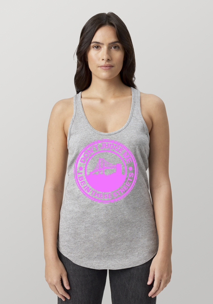 Heather Gray Women's Racerback Tank - The Town