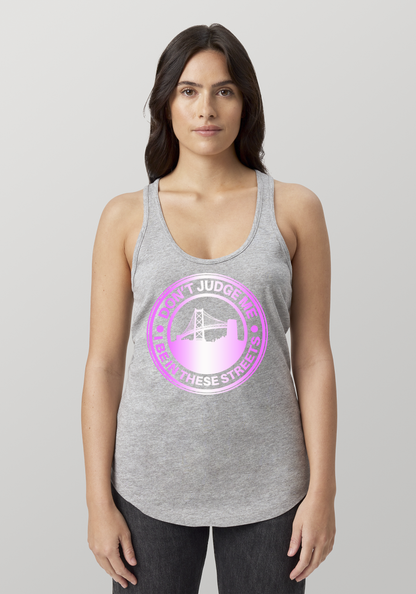 Heather Gray Women's Racerback Tank - The Town