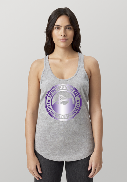 Heather Gray Women's Racerback Tank - The Town