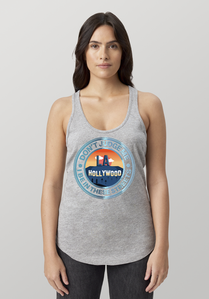 Heather Gray Women's Racerback Tank - Hollywood