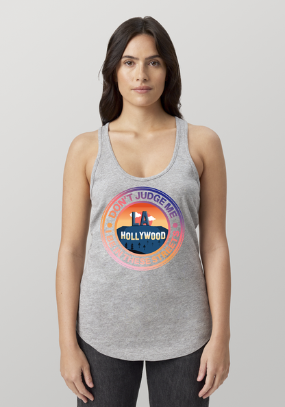 Heather Gray Women's Racerback Tank - Hollywood