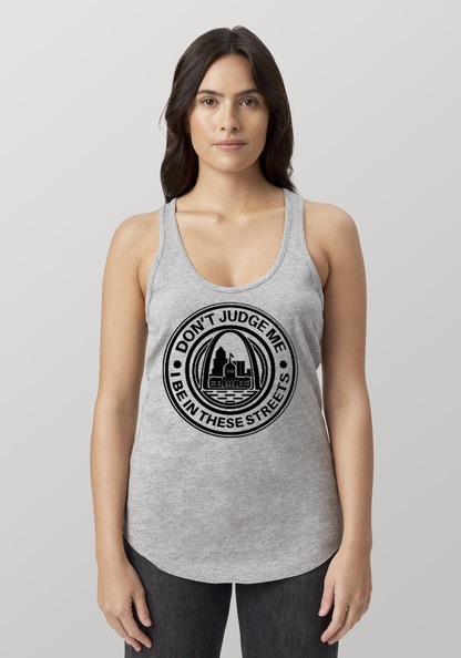 Heather Gray Women's Racerback Tank - The Lou