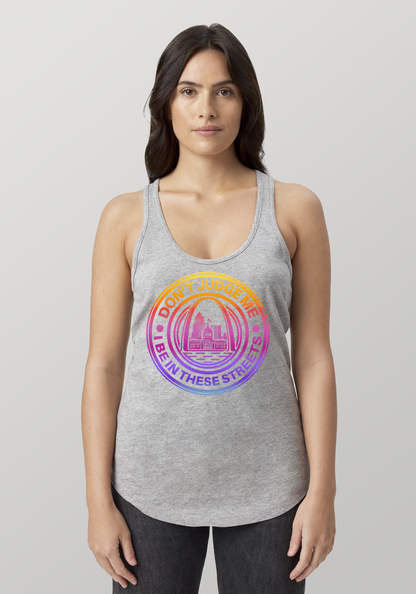 Heather Gray Women's Racerback Tank - The Lou