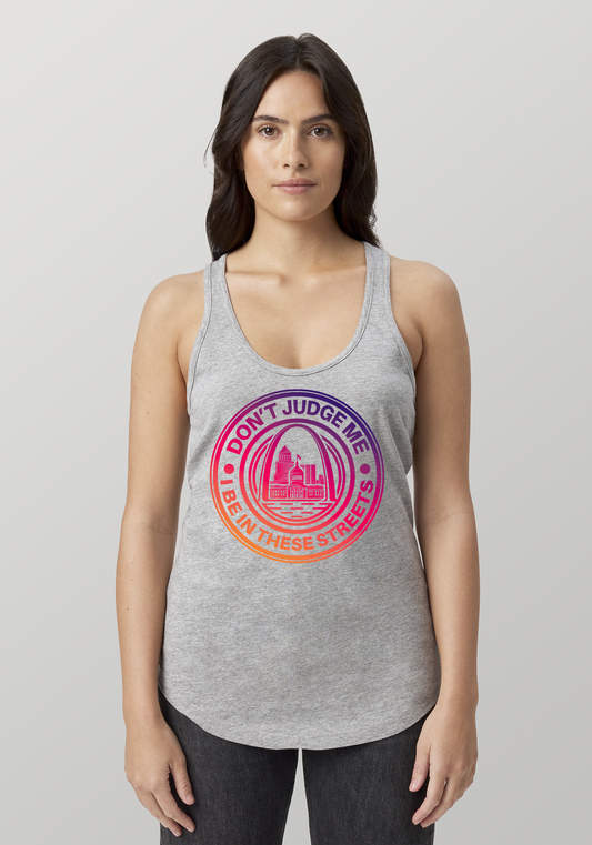 Heather Gray Women's Racerback Tank - The Lou