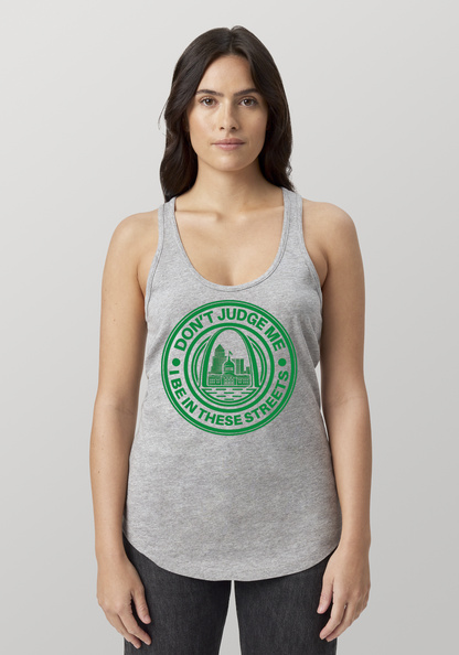 Heather Gray Women's Racerback Tank - The Lou