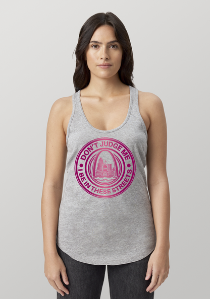Heather Gray Women's Racerback Tank - The Lou
