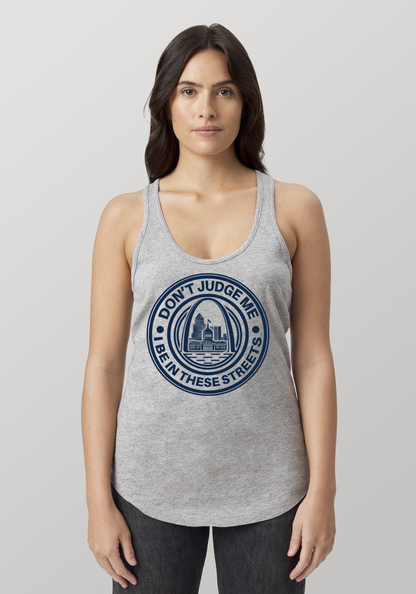 Heather Gray Women's Racerback Tank - The Lou