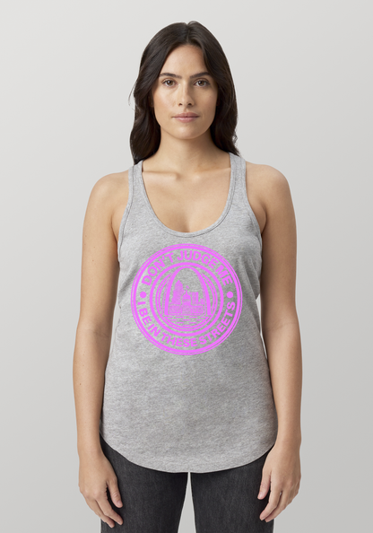 Heather Gray Women's Racerback Tank - The Lou