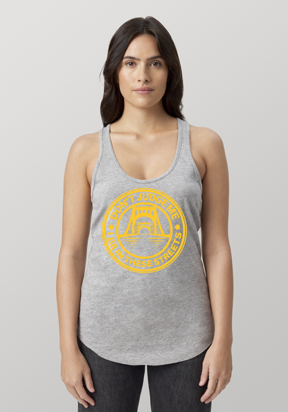 Heather Gray Women's Racerback Tank - The Capital