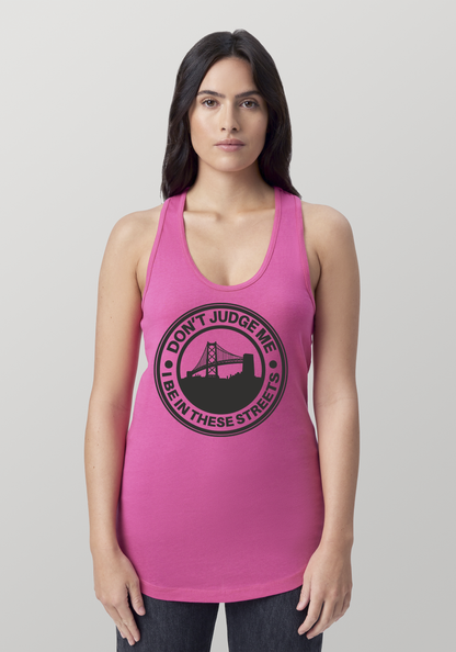 Hot PInk Women's Racerback Tank - The Town