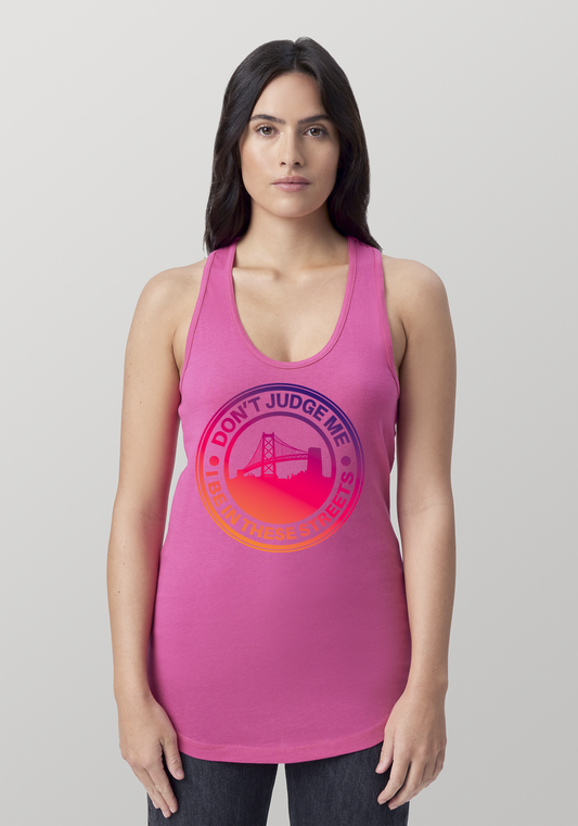 Hot PInk Women's Racerback Tank - The Town