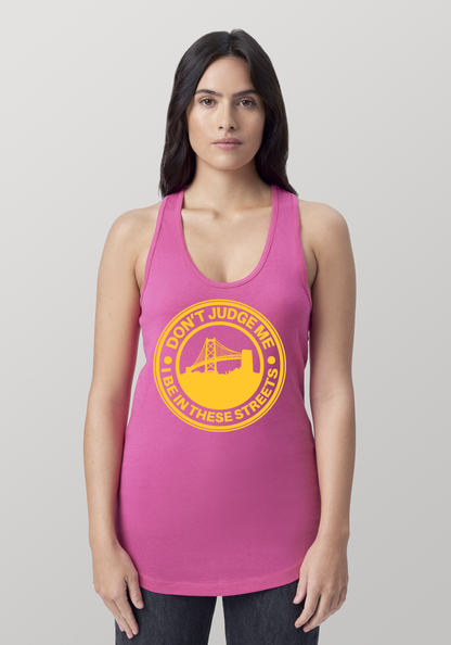 Hot PInk Women's Racerback Tank - The Town