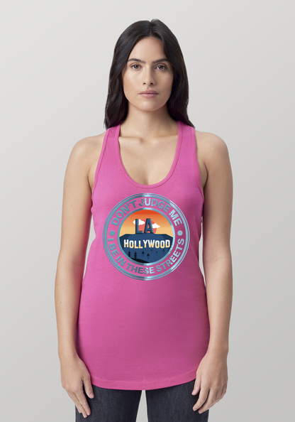 Hot PInk Women's Racerback Tank - Hollywood