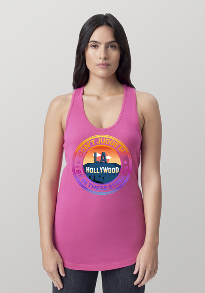 Hot PInk Women's Racerback Tank - Hollywood