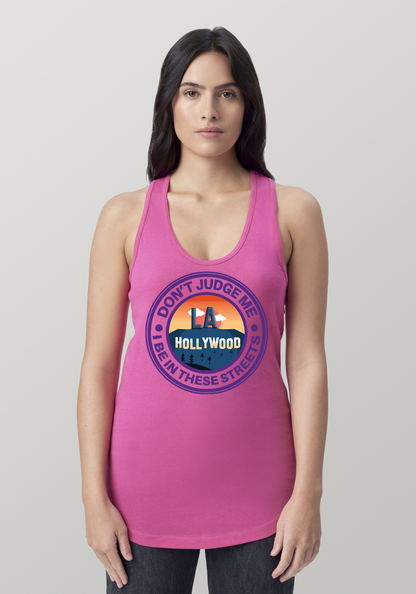 Hot PInk Women's Racerback Tank - Hollywood