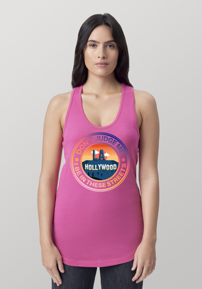 Hot PInk Women's Racerback Tank - Hollywood