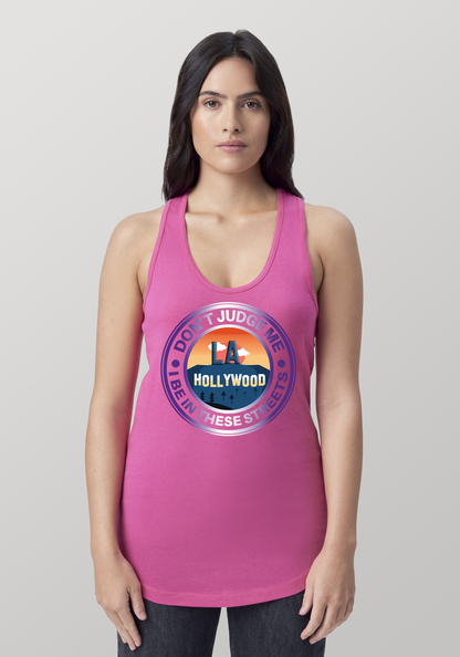 Hot PInk Women's Racerback Tank - Hollywood