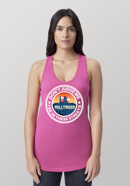 Hot PInk Women's Racerback Tank - Hollywood