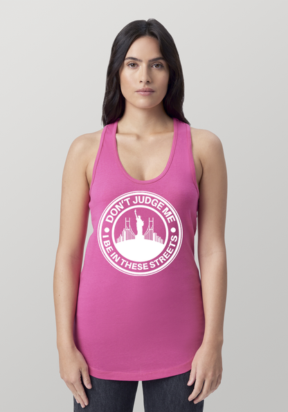 Hot PInk Women's Racerback Tank - The City