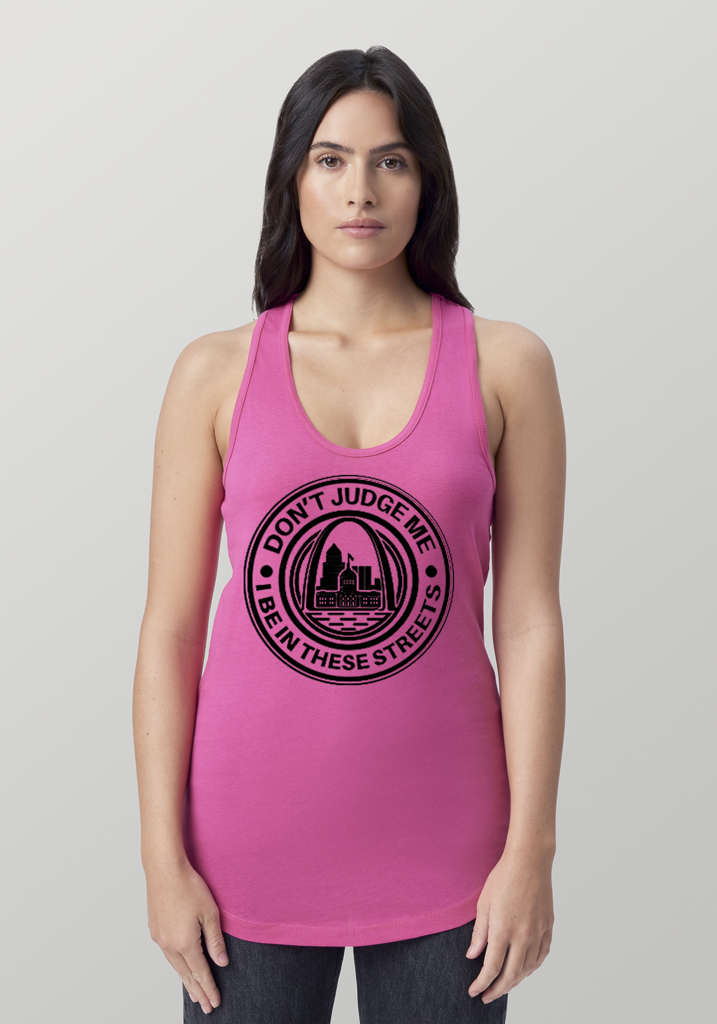 Hot PInk Women's Racerback Tank - The Lou