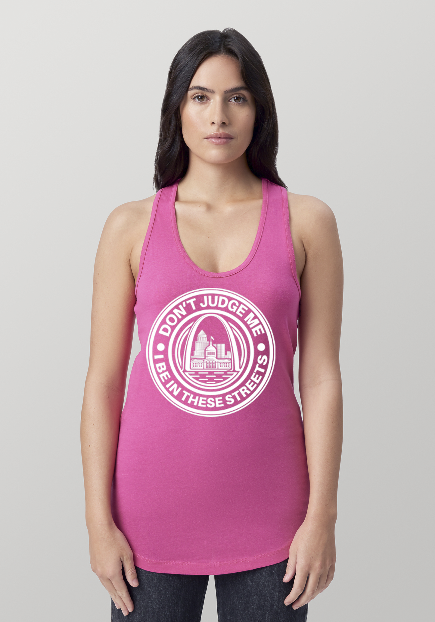 Hot PInk Women's Racerback Tank - The Lou